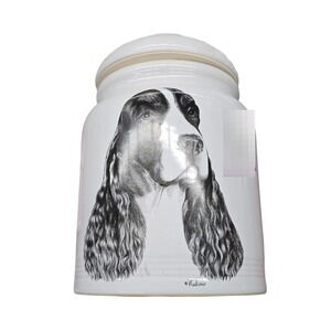 ROSALINDE English Springer Spaniel 10 Inch VALDIMIR Collectors Edition 1994 Jar
